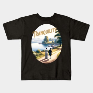 Tranquility, Regency Era Kids T-Shirt